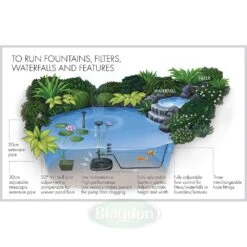 Midipond 5500 Fountain Pump -Pet Care Supplies Store 1050135 5