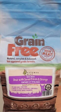 Natures Best Duck, Sweet Potato And Orange Small Breed (Grain Free)