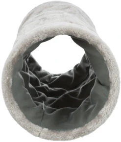 Trixie Cat Playing Tunnel Plush Fabric (Grey) 9 Trixie Cat Playing Tunnel Plush Fabric (Grey) -Pet Care Supplies Store 261095 PHO PRO DET CLIP 42982 4
