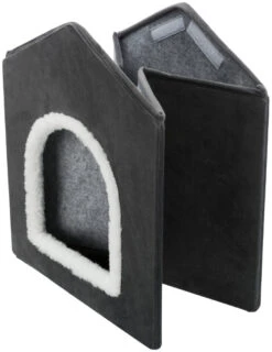 Trixie Livia Pet Cave For Cats And Dogs – Dark Grey -Pet Care Supplies Store 264619 PHO PRO DET CLIP 37911 39712 4