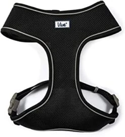 Viva Simply Comfortable: Comfortable Dog Harness, Medium, Black