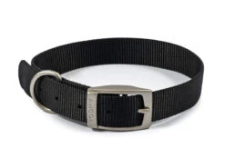 Ancol Heritage Nylon Dog Collar Black 12" S1