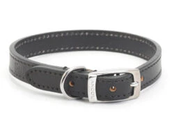 Heritage Leather Collar Black (20-26cm Size 1)