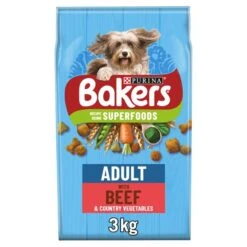 Bakers Beef And Vegetable Dog Food 3kg