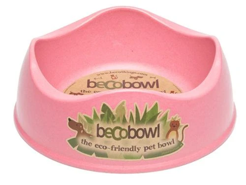 Beco Dog Bowl (Eco-Friendly) Pink 3 Beco Dog Bowl (Eco-Friendly) Pink