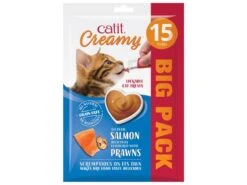 Catit Creamy Treats Salmon & Prawn 15pk