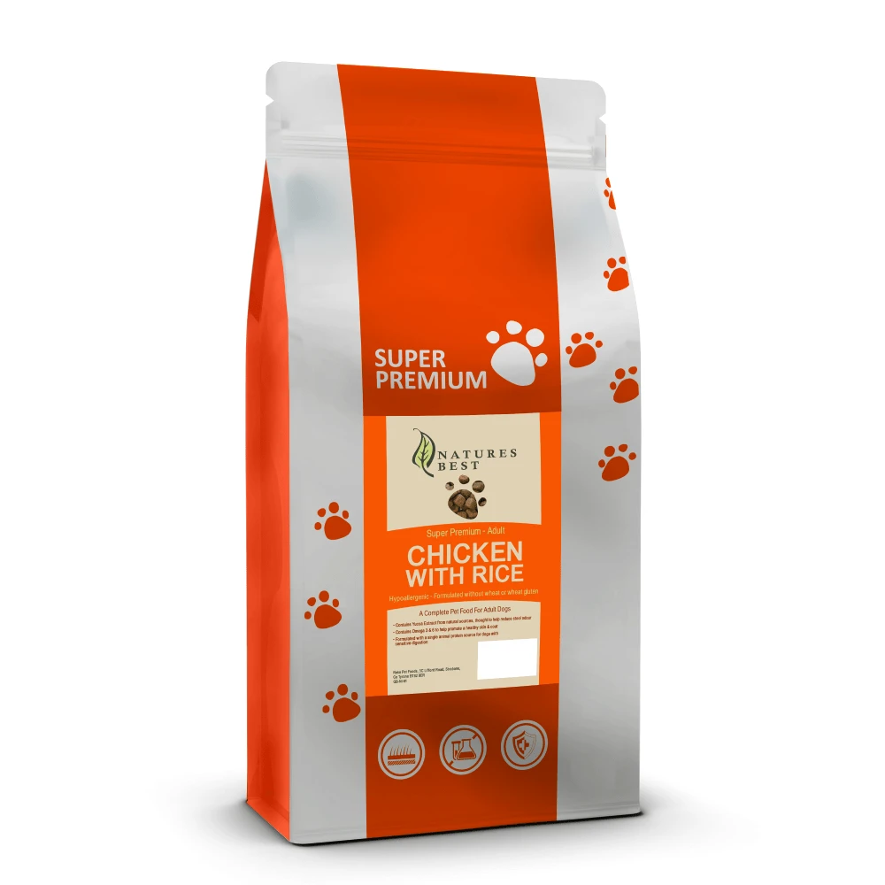 Natures Best Super Premium Adult Chicken & Rice Regular 12kg 3 Natures Best Super Premium Adult Chicken & Rice Regular 12kg
