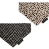 Soho Pet Bandana 2 Pack Dalmation/Zigzag - 100% Recycled Fabric -Pet Care Supplies Store DalmationbandanaPetworld.ie