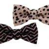 Soho Pet Bow Dalmation/Zigzag - 100% Recycled Fabric -Pet Care Supplies Store DalmationbowtiePetworld.ie