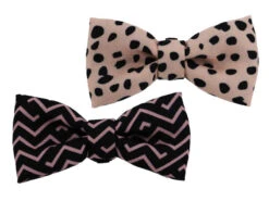 Soho Pet Bow Dalmation/Zigzag - 100% Recycled Fabric