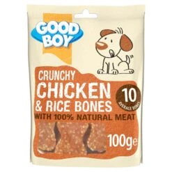 Good Boy Chicken Rice & Bones 100g Dog Treat
