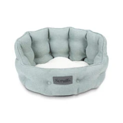 Scruffs Seattle Chesterfield Bed – For Cats And Small Dogs -Pet Care Supplies Store Green seattle cat bed Petworld.ie
