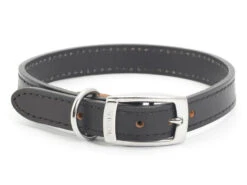 Ancol Heritage Leather Dog Collar Black (Size 6 45-54cm)