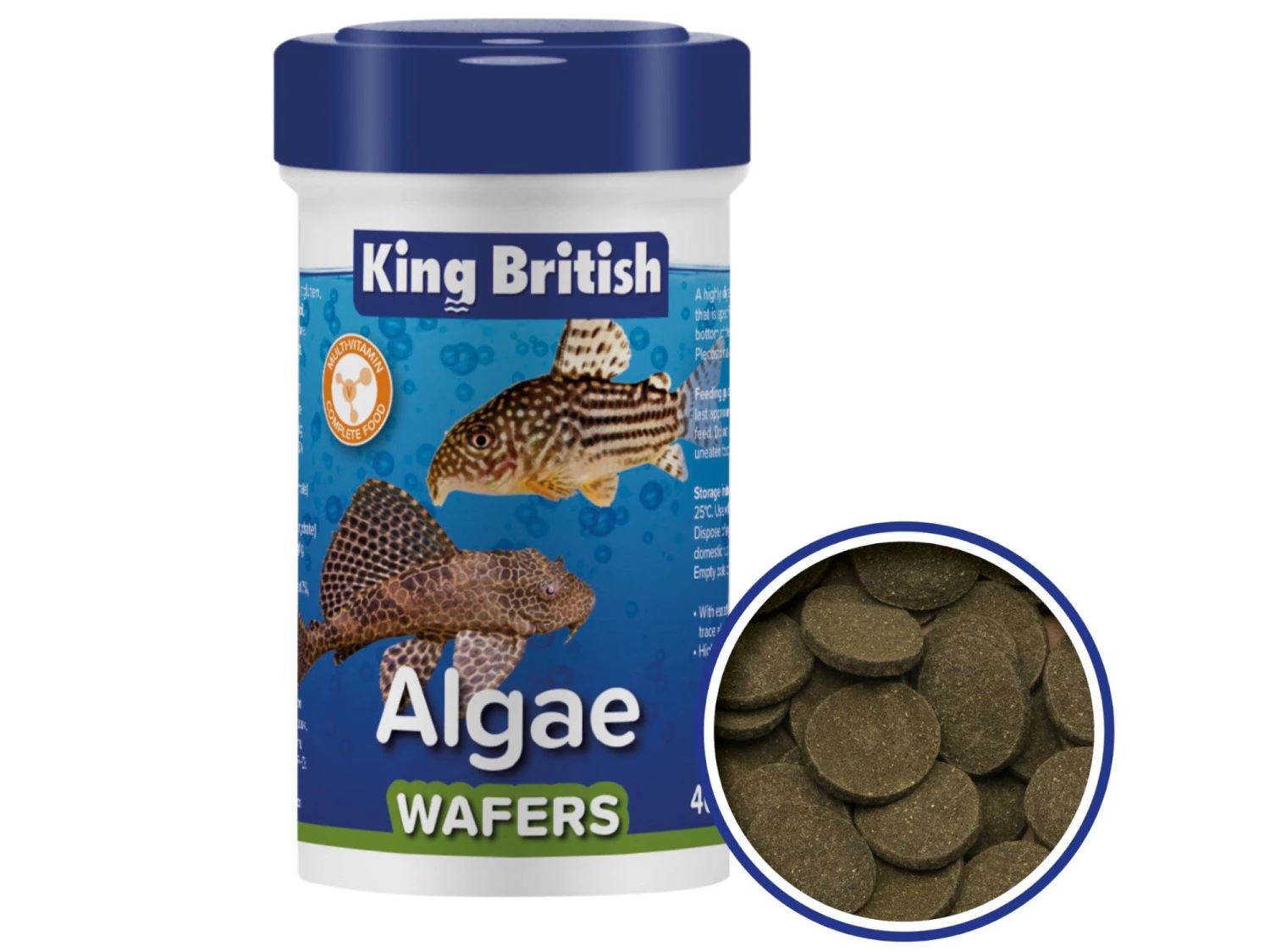 King British Algea Wafers 40G 3 King British Algea Wafers 40G