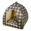 Mallory Black Tartan Igloo -Pet Care Supplies Store Mallory black tartan igloo Petworld.ie