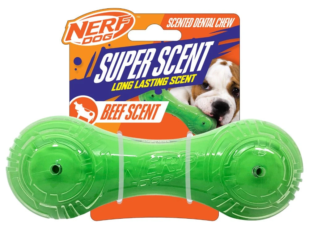 Nerf Beef Scented Barbell 7" 3 Nerf Beef Scented Barbell 7"