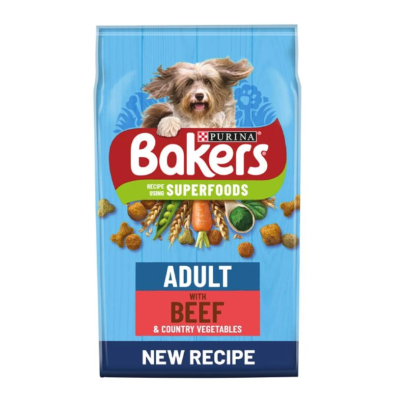Bakers Beef & Vegetable Dog Food 14kg 3 Bakers Beef & Vegetable Dog Food 14kg