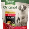 Natures Menu Beef With Tripe Pouches 300g -Pet Care Supplies Store Nat menu beef and tripe petworld.ie