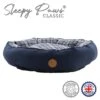 Sleepy Paws Tartan Donut Pet Bed -Pet Care Supplies Store Navytartrandonutpetworld.ie