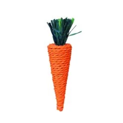 Trixie Toy Carrot For Small Pets (Paper Yarn 20cm)