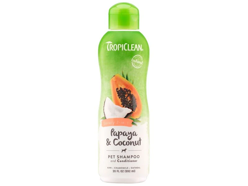 Tropiclean Papaya & Coconut Dog Shampoo 3 Tropiclean Papaya & Coconut Dog Shampoo