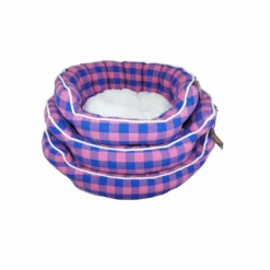 Slumber Reversible Dog Bed – Pink & Blue