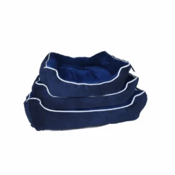 Slumber Corduroy Dog Bed – Blue