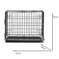 61cm Savic Dog Cottage Crate Black -Pet Care Supplies Store Savic dog crate 61 cm 3