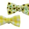 Soho Pet Bow Sunflower/Yellow - 100% Recycled Fabric -Pet Care Supplies Store SohobowtiesunflowerPetworld.ie