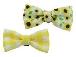 Soho Pet Bow Sunflower/Yellow - 100% Recycled Fabric