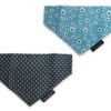 Soho Pet Bandana 2 Pack Daisy/Polka Dot - 100% Recycled Fabric -Pet Care Supplies Store SohodaisyBandanaPetworld.ie