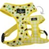 Soho Reversible Harness Sunflower/Yellow 1 Soho Reversible Harness Sunflower/Yellow -Pet Care Supplies Store SohosunflowerharnessPetworld.ie