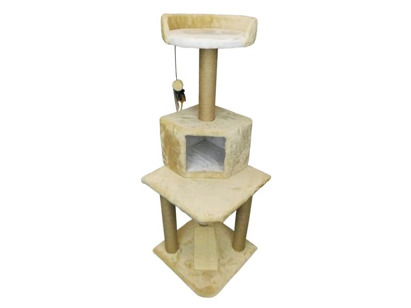 Pawise Cat Tall Tower Scratching Post 45x45x128cm 3 Pawise Cat Tall Tower Scratching Post 45x45x128cm