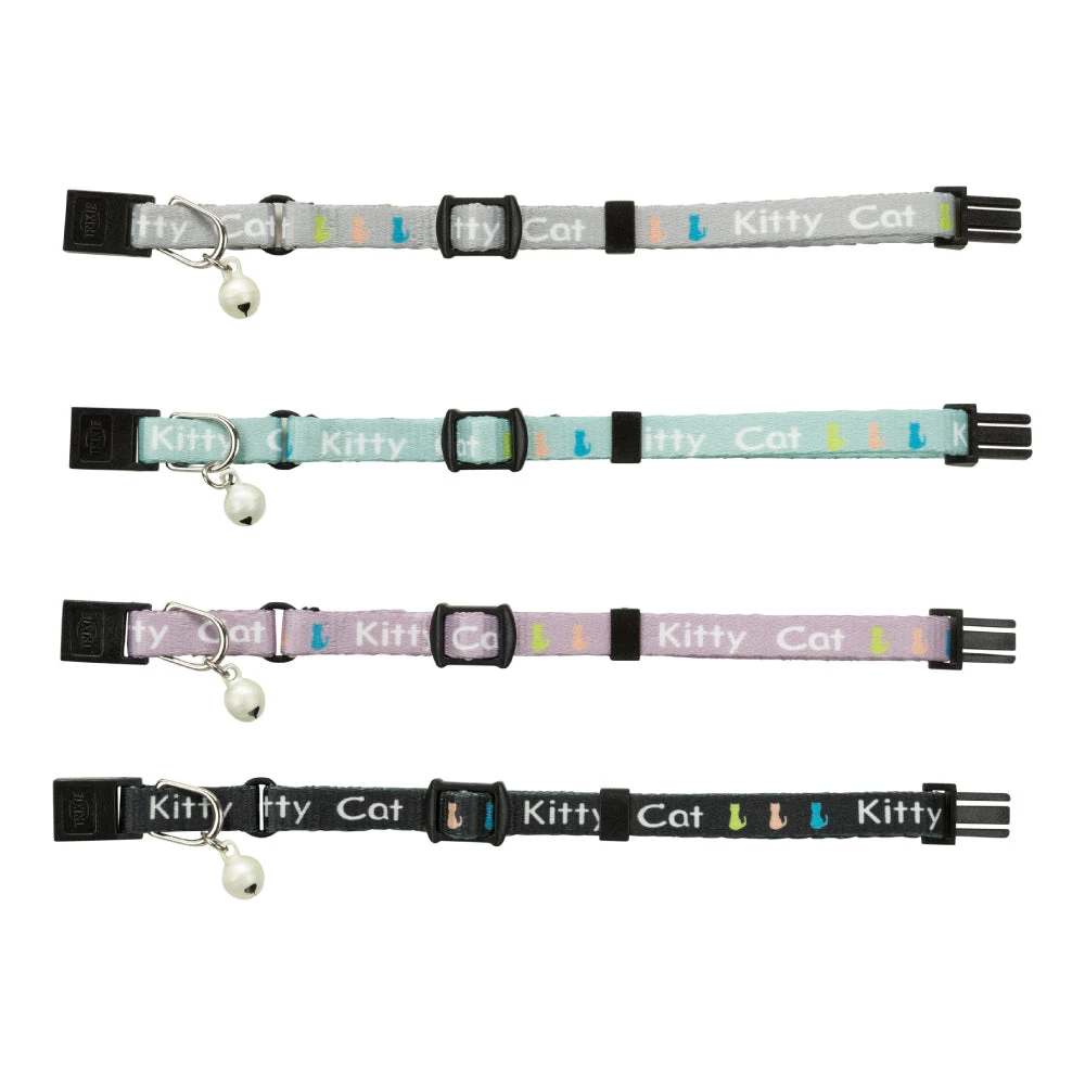 Trixie Junior Kitten Collar Nylon Assorted 3 Trixie Junior Kitten Collar Nylon Assorted