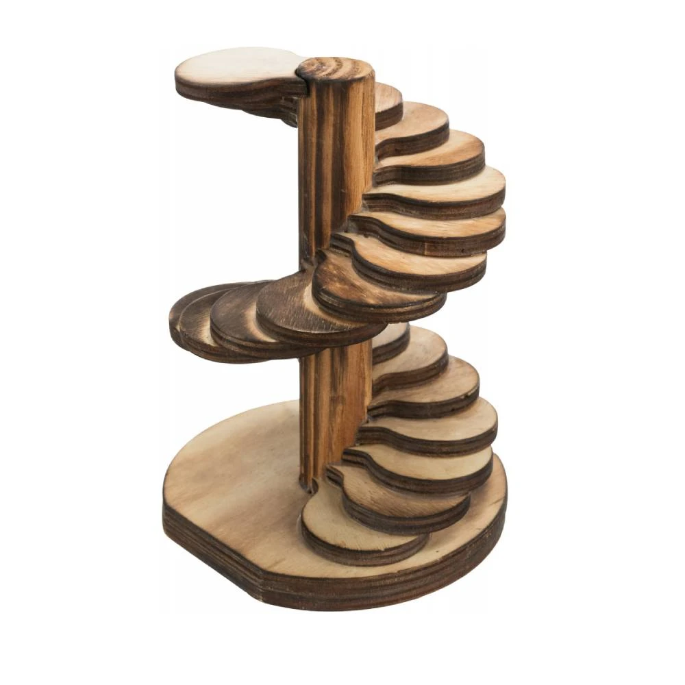 Trixie Tower For Mice And Hamsters (Wood-Flamed) 3 Trixie Tower For Mice And Hamsters (Wood-Flamed)