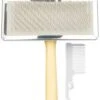Trixie Soft Brush With Cleaner 13 X 9 Cm Medium 1 Trixie Soft Brush With Cleaner 13 X 9 Cm Medium -Pet Care Supplies Store TrixieSoftBrushwithCleanerPetworld.ie