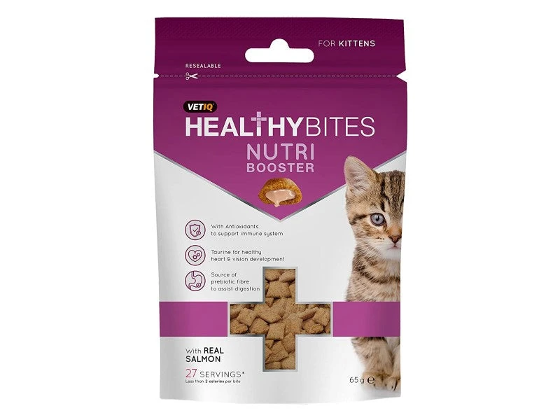 VetIQ Healthy Bites Nutri Booster For Kittens 65g 3 VetIQ Healthy Bites Nutri Booster For Kittens 65g