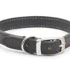 Ancol S4 Sewn Lined Dog Collar Black 18" -Pet Care Supplies Store ancol s3 sewn lined dog collar black