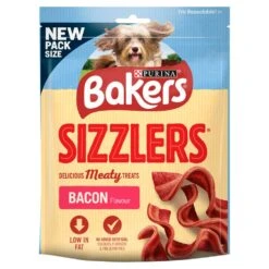 Bakers Bacon Sizzlers Dog Treats 90g