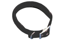 Padded Black Nylon Dog Collar 70cm