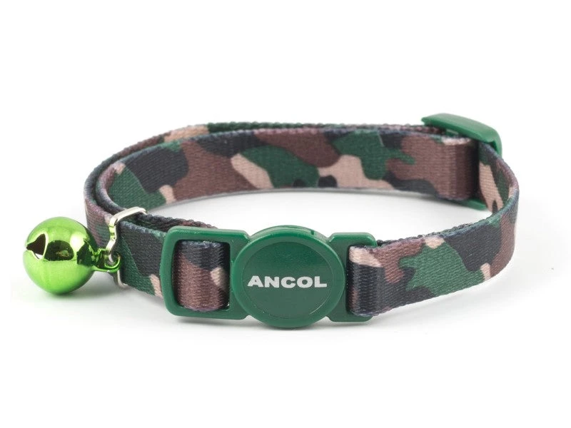 Camoflage Cat Collar Green (Size 3) 3 Camoflage Cat Collar Green (Size 3)
