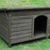 Cheeko Flatroof Cabin Outdoor Wooden Dog Kennel - 4 Sizes -Pet Care Supplies Store ck8300
