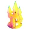 Classic Fluorescent Castle Aquarium Ornament -Pet Care Supplies Store florescent castle air ornament