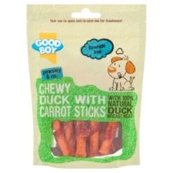 Good Boy Chewy Duck With Carrot Sticks 90g