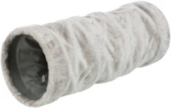Trixie Cat Playing Tunnel Plush Fabric (Grey)