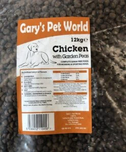Grain Free Chicken Dog Food With Garden Peas 12kg