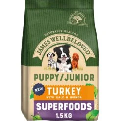 James Wellbeloved Turkey Puppy Superfood 1.5kg