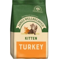 James Wellbeloved Kitten Dry Cat Food Turkey & Rice 1.5kg
