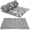 Trixie Kenny Plush Dog Blanket – Grey -Pet Care Supplies Store kenny dog plush blanket grey