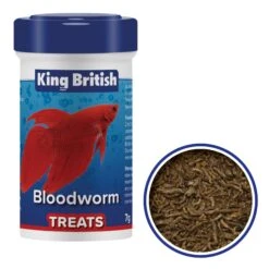 Bloodworm Natural Food 7G Tub Fresh/Dried